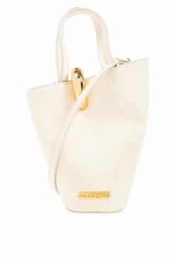 Jacquemus kremowy Torba do ręki `Bambola`