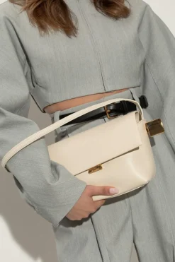 Jacquemus kremowy Torba na ramię `Le Rond Carre`