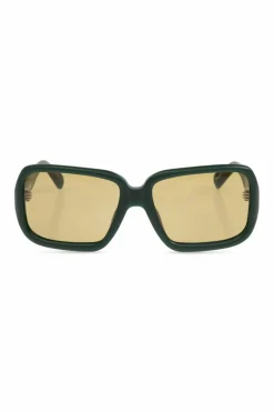 Jacquemus ZIELONY Okulary przeciwsłoneczne `Cabana`