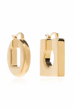 Jacquemus ZŁOTY Kolczyki `Rond Carré`