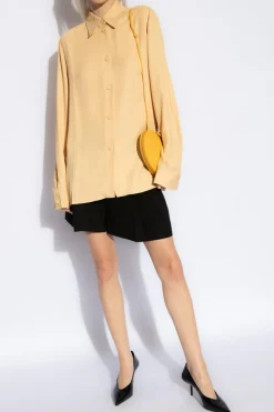 JIL SANDER beżowy Koszula o luźnym kroju
