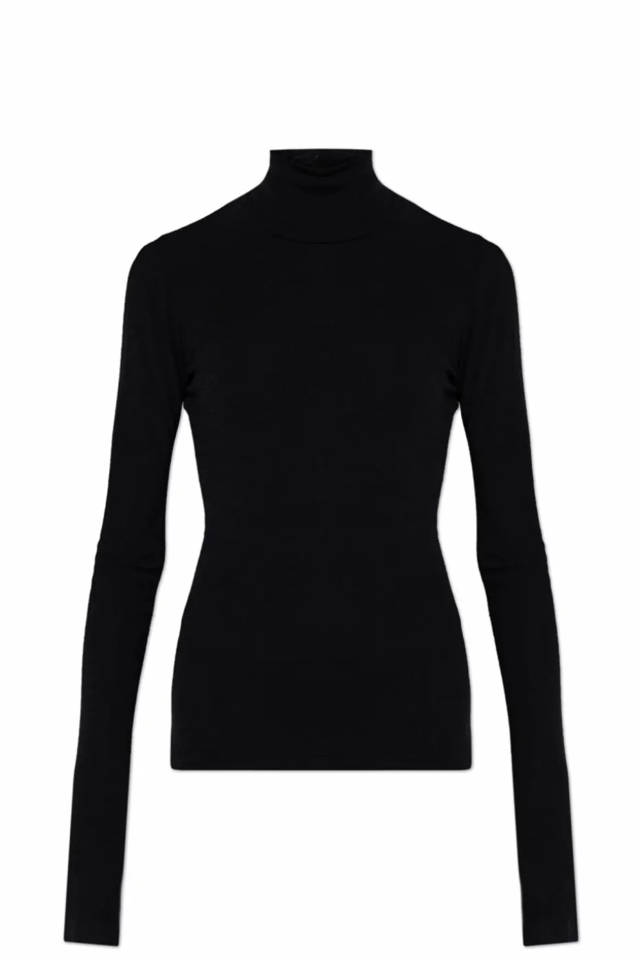 JIL SANDER+ CZARNY Podwójny sweter