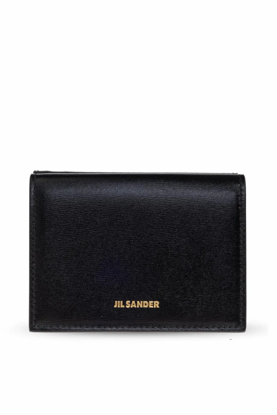 JIL SANDER CZARNY Portfel z logo