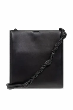 JIL SANDER CZARNY Torba na ramię ‘Tangle Medium’