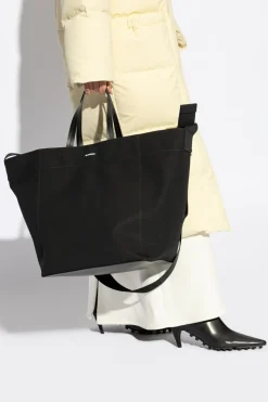 JIL SANDER+ CZARNY Torba typu `shopper`