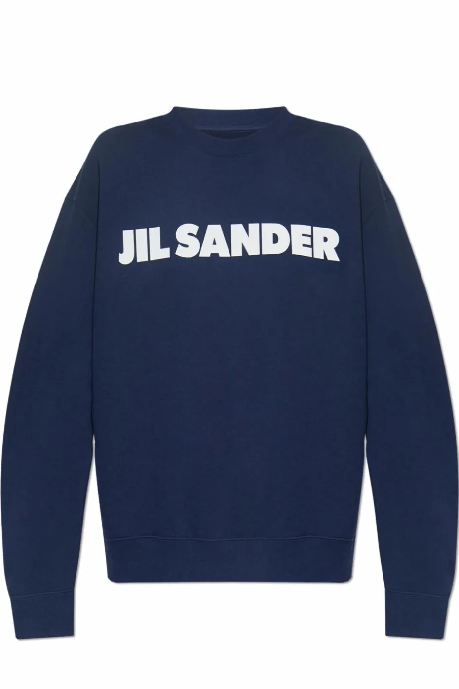 JIL SANDER GRANATOWY Bluza z logo
