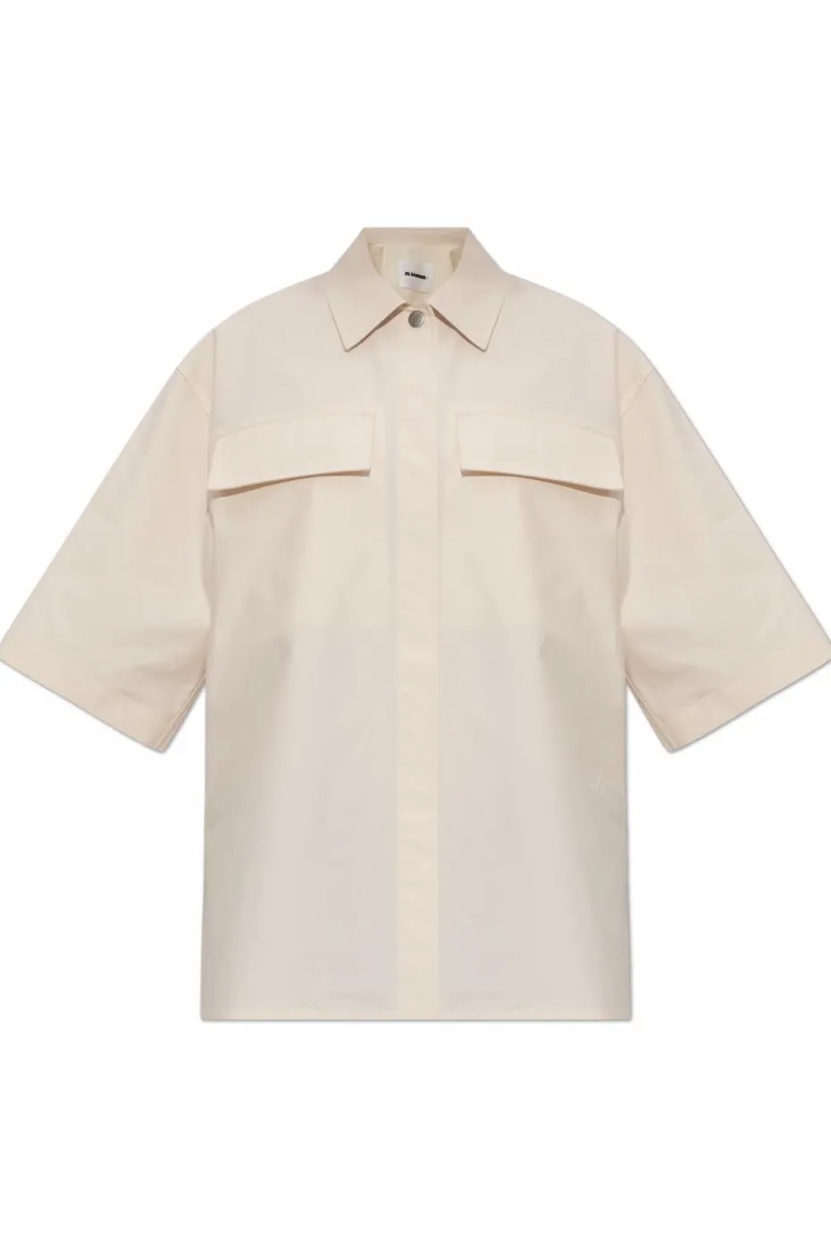 JIL SANDER+ kremowy Koszula z kieszeniami