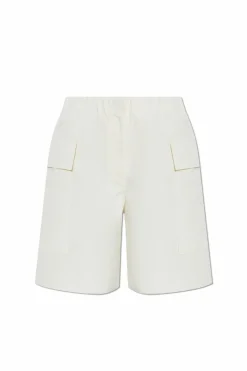 JIL SANDER+ kremowy Szorty typu `cargo`
