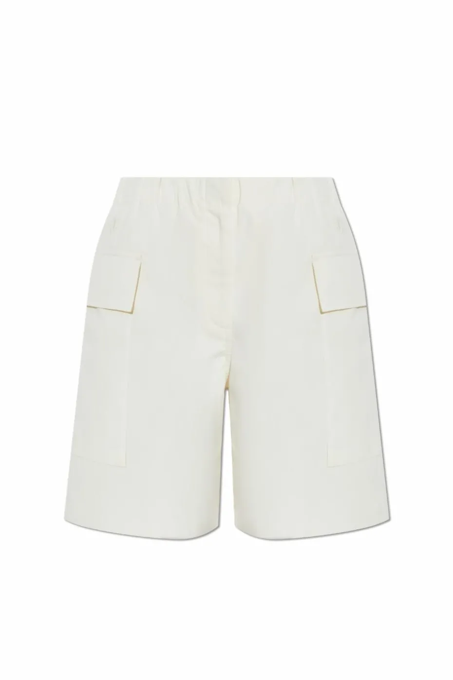 JIL SANDER+ kremowy Szorty typu `cargo`