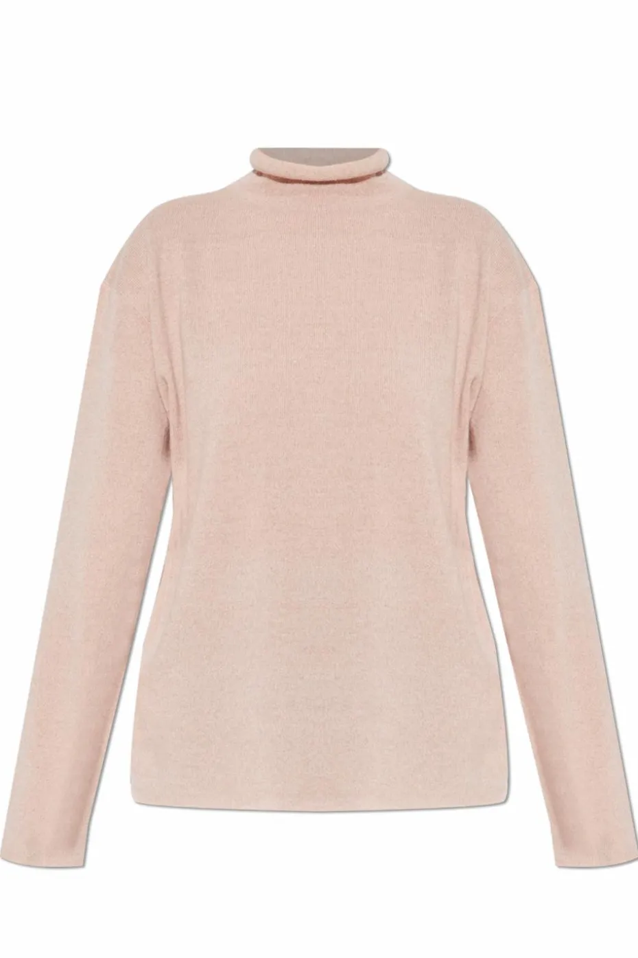 JIL SANDER+ RÓŻOWY Kaszmirowy sweter