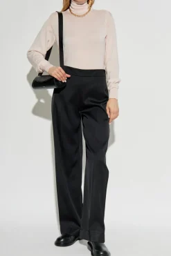 JIL SANDER RÓŻOWY Kaszmirowy golf