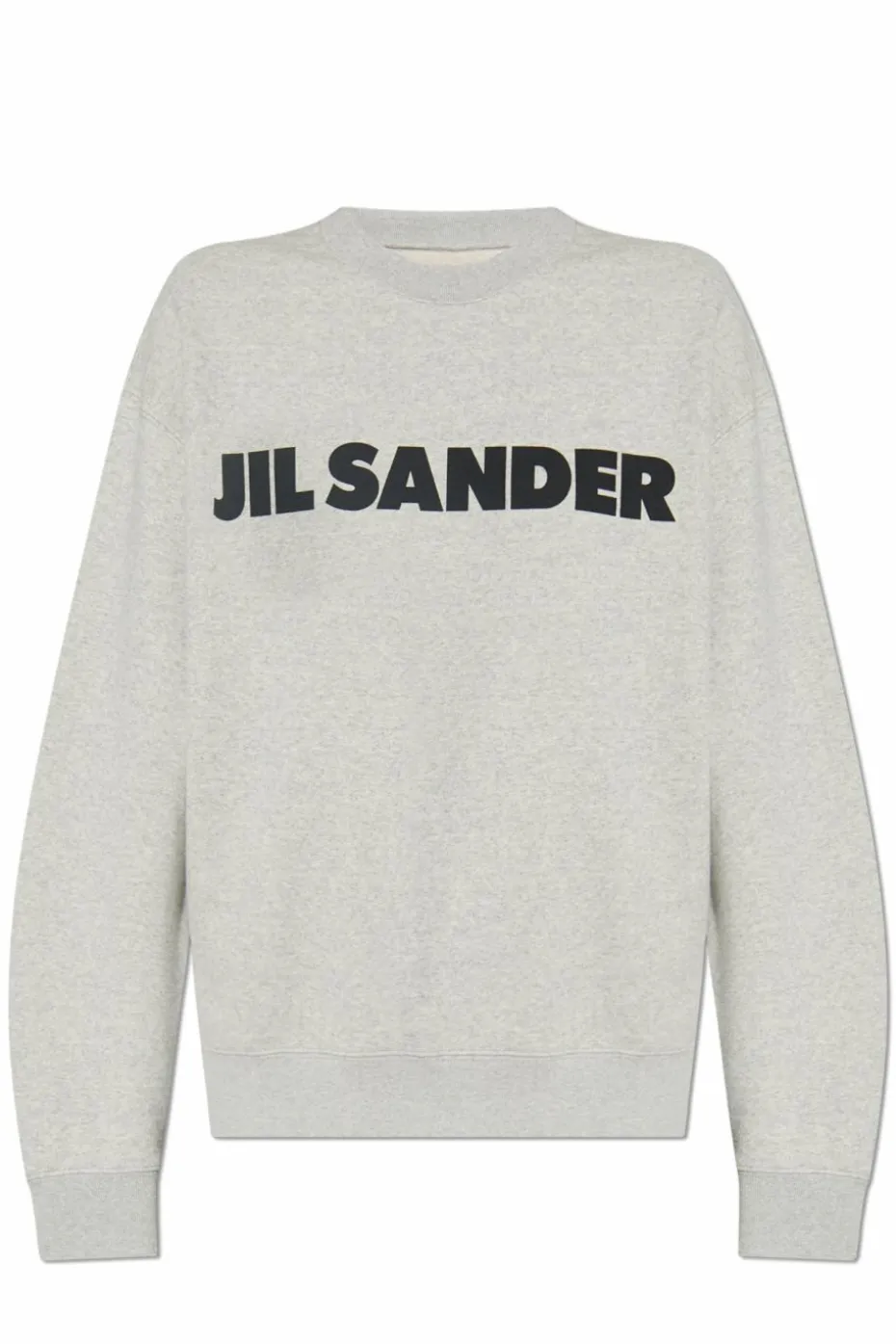JIL SANDER SZARY Bluza z logo