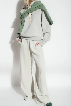 JIL SANDER+ SZARY Bluza z logo