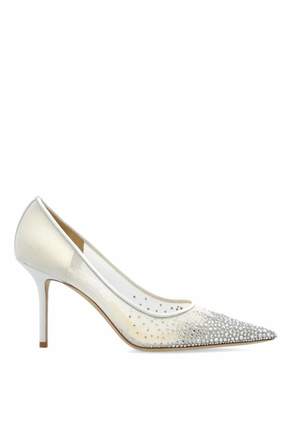 Jimmy Choo BIAŁY Buty na obcasie `Love`