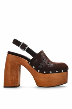 Jimmy Choo BRĄZOWY Buty na platformie `Alida`