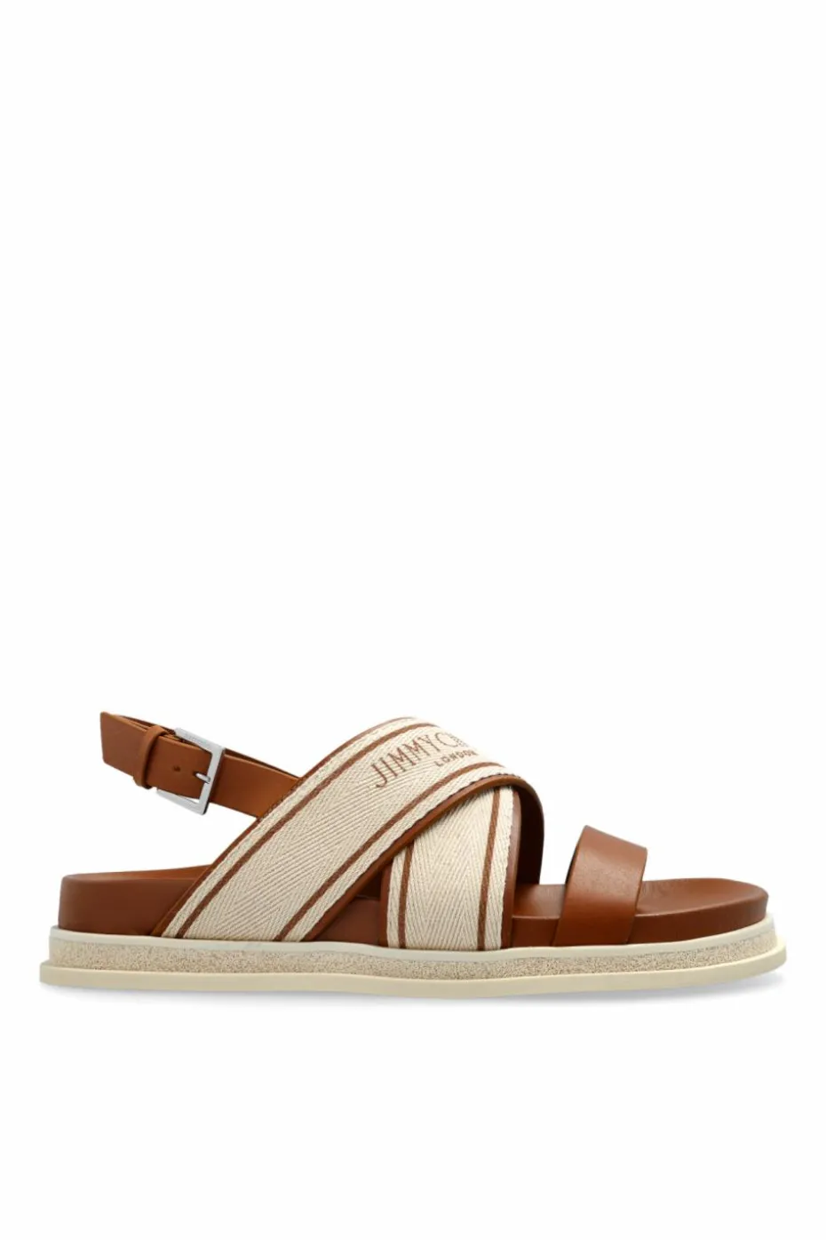 Jimmy Choo BRĄZOWY Sandały `Joa`