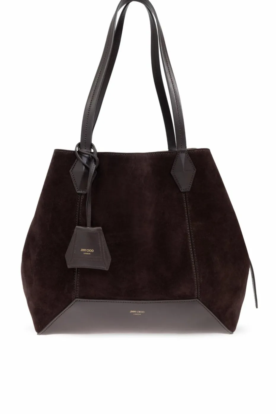 Jimmy Choo BRĄZOWY Torba `Diamond M`