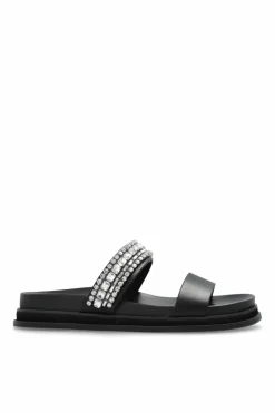 Jimmy Choo CZARNY Klapki `Jodi`