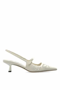 Jimmy Choo kremowy Buty na obcasie `Didi 45`