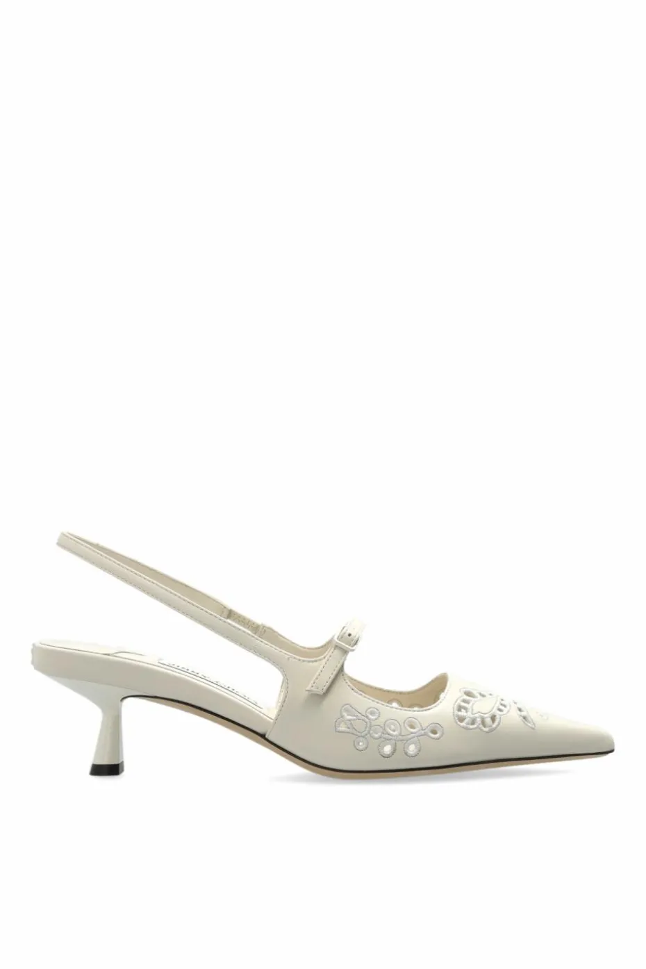 Jimmy Choo kremowy Buty na obcasie `Didi 45`