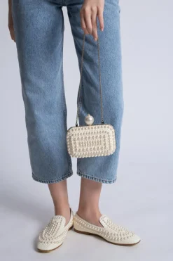 Jimmy Choo kremowy Torba na ramię ‘Cloud’