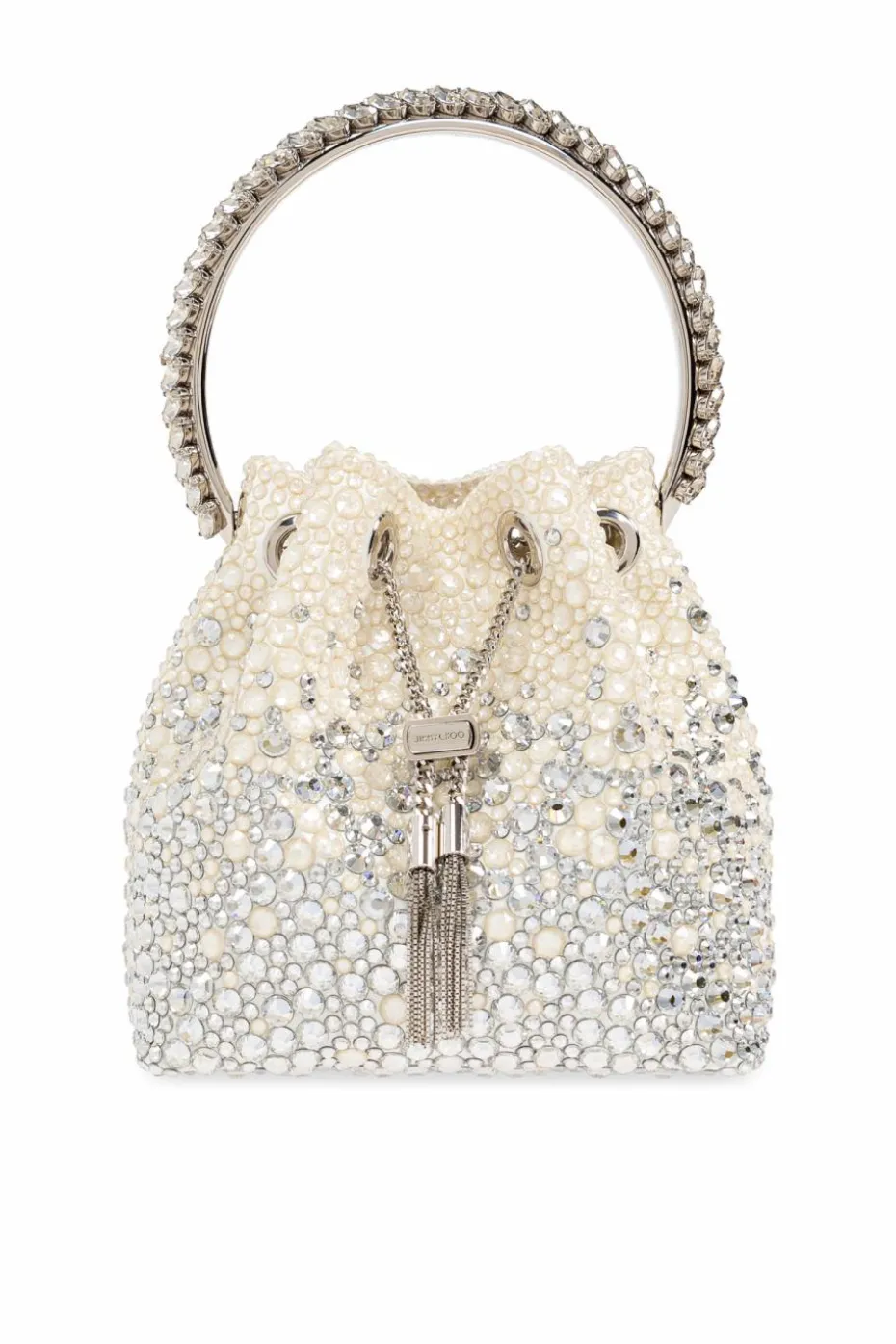 Jimmy Choo kremowy Torba do ręki `Bon Bon`