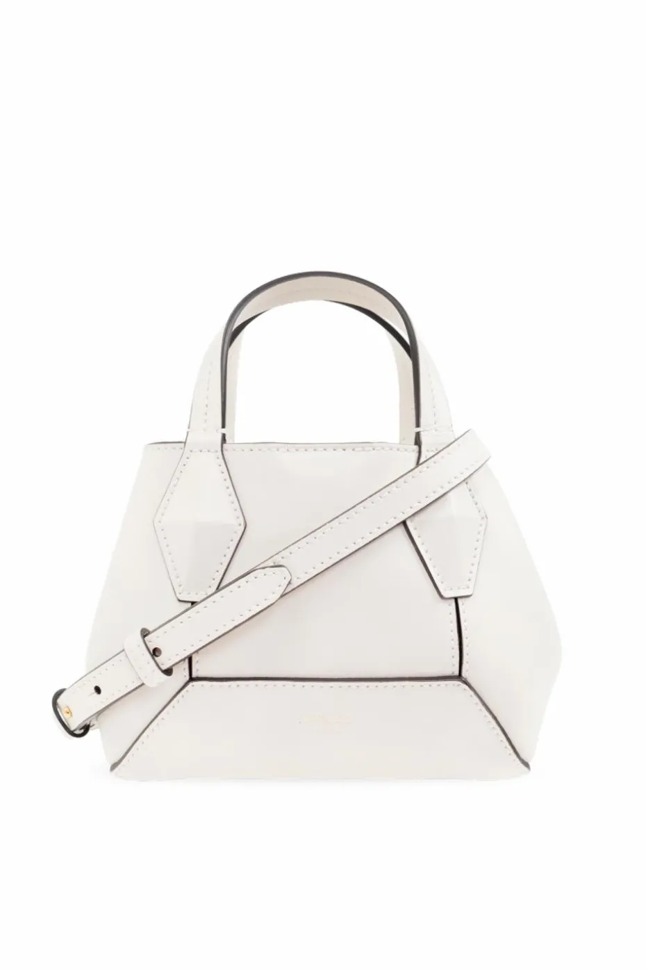 Jimmy Choo kremowy Torba do ręki `Diamond XS`