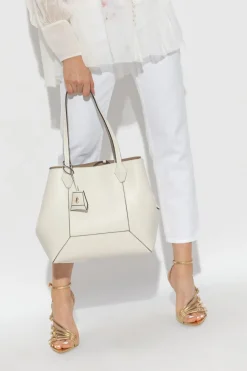 Jimmy Choo kremowy Torba ‘Diamond Medium’ typu ‘shopper’