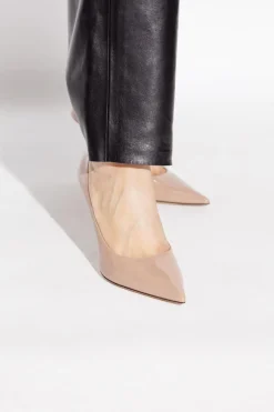 Jimmy Choo RÓŻOWY Szpiki z logo ‘Love’