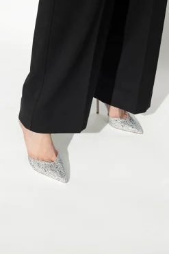 Jimmy Choo SREBRNY Buty na obcasie ‘Saeda’