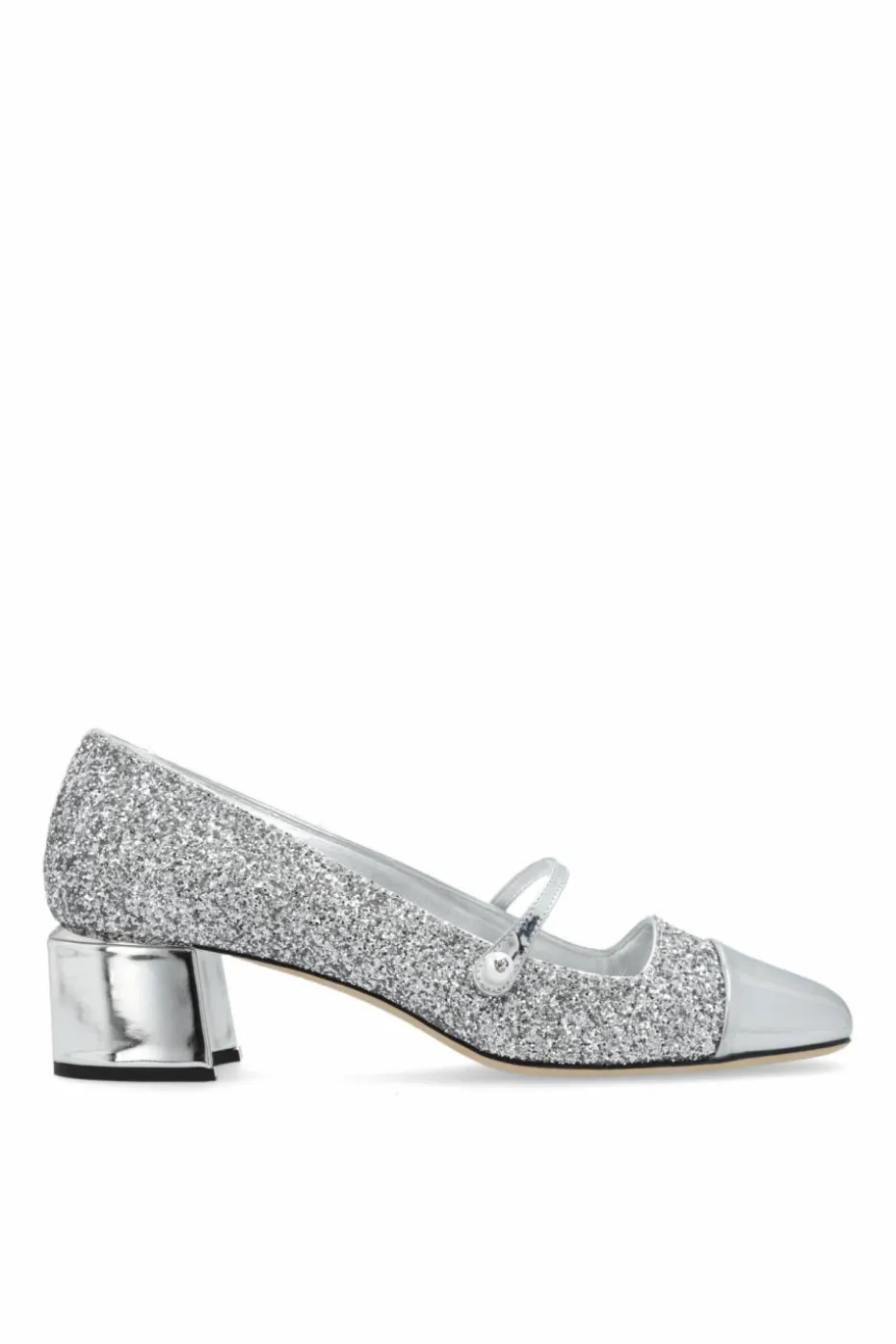 Jimmy Choo SREBRNY Buty na obcasie `Elisa`