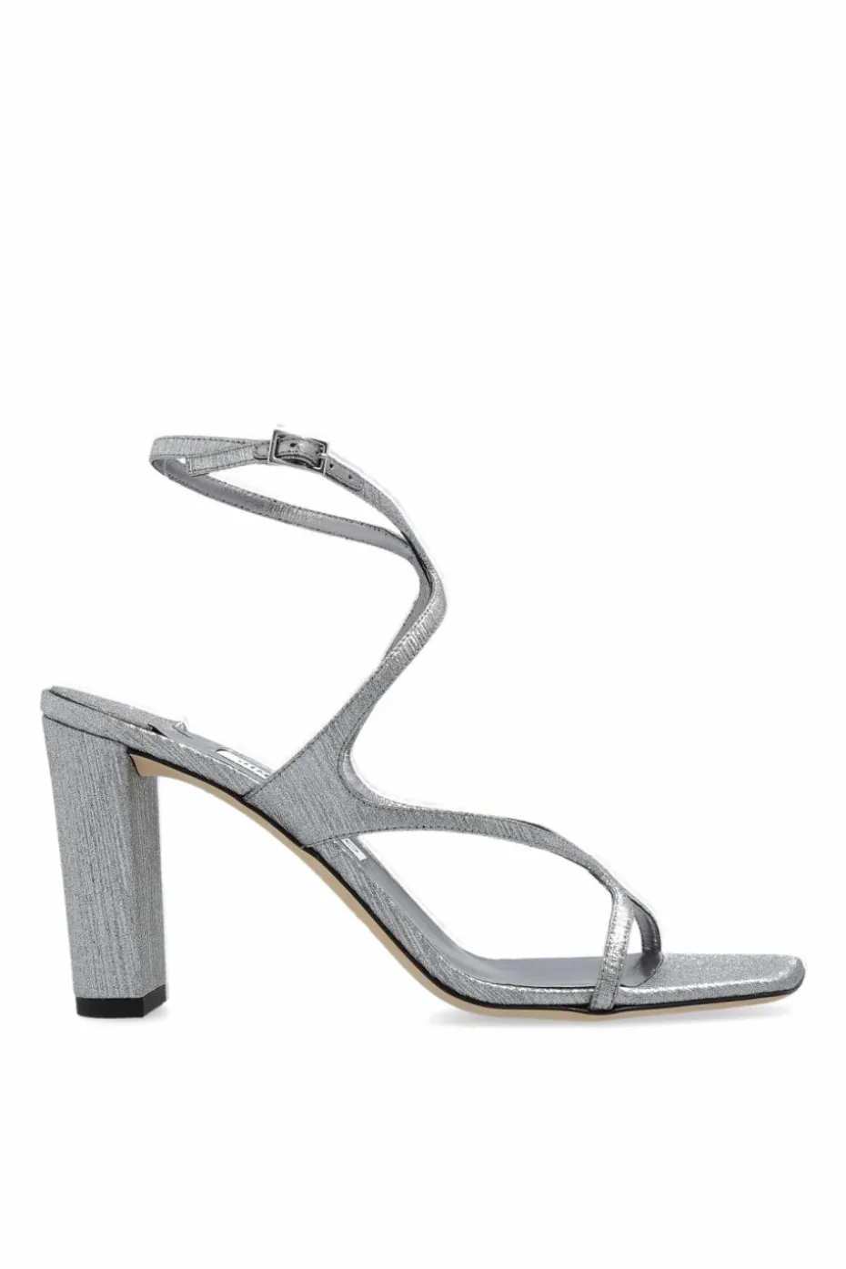 Jimmy Choo SREBRNY Sandały na obcasie `Azie`