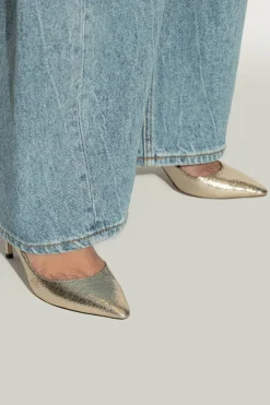 Jimmy Choo ZŁOTY Szpilki ‘Romy’