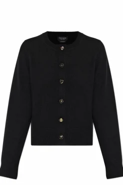 Kate Spade CZARNY Wełniany kardigan