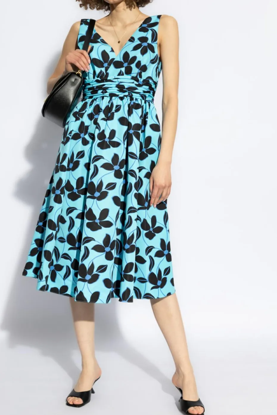 Kate Spade NIEBIESKI Sukienka z motywem kwiatowym
