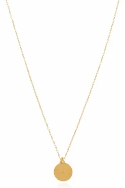 Kate Spade ZŁOTY Naszyjnik z zawieszką `H`