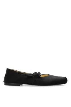 Kenzo CZARNY Satynowe baleriny