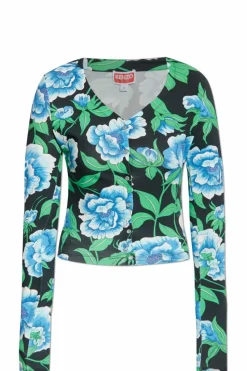 Kenzo MULTIKOLOR Top z motywem kwiatowym