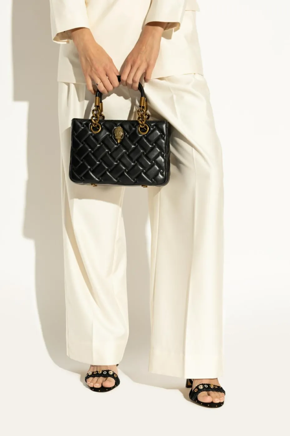 Kurt Geiger CZARNY Torba do ręki `Kensington SQ`