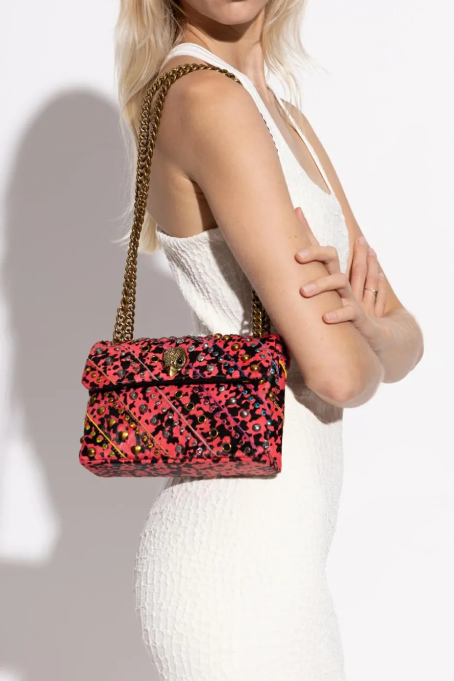 Kurt Geiger CZERWONY Torba na ramię `Kensington Mini`