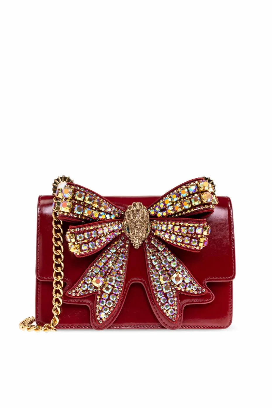 Kurt Geiger CZERWONY Torba na ramię `Bow Small`