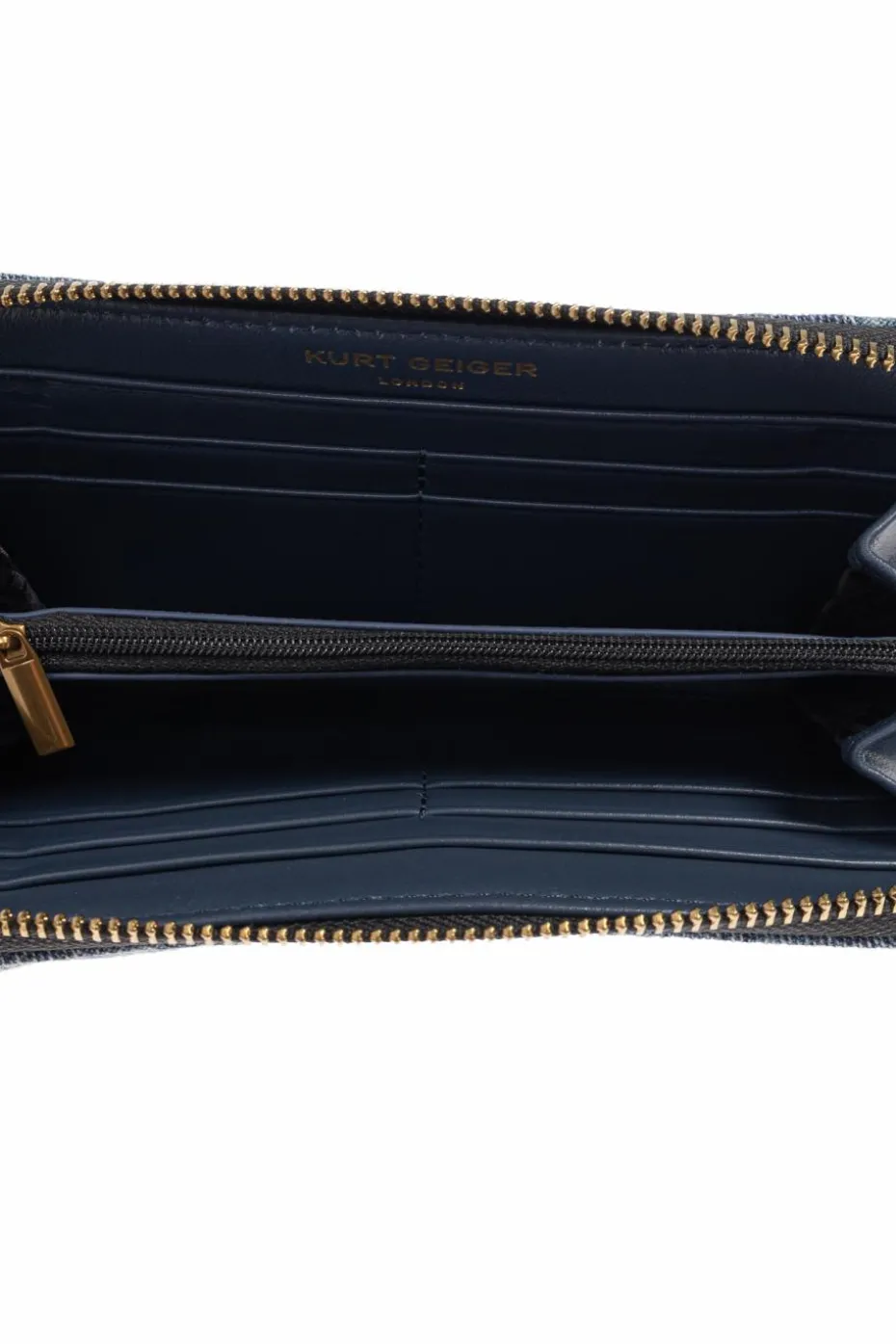 Kurt Geiger NIEBIESKI Portfel `Kensington`