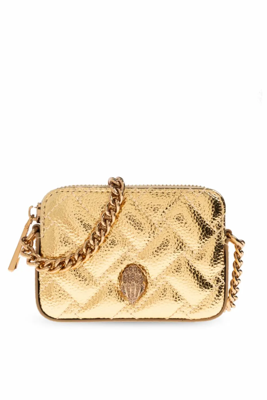 Kurt Geiger ZŁOTY Portfel na łańcuchu `Kensington Micro`