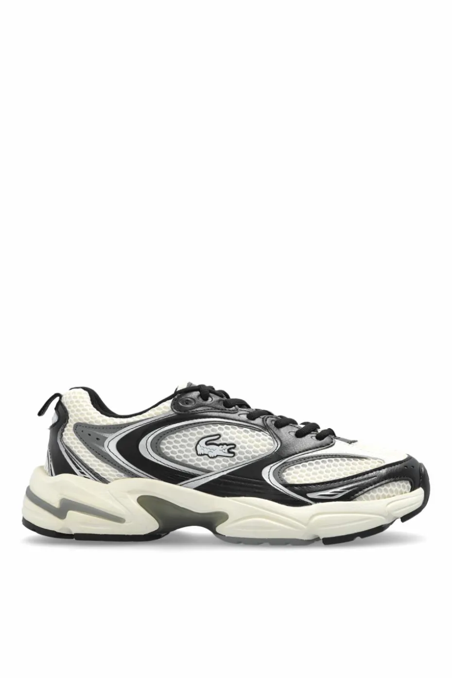 Lacoste SZARY Buty sportowe z logo