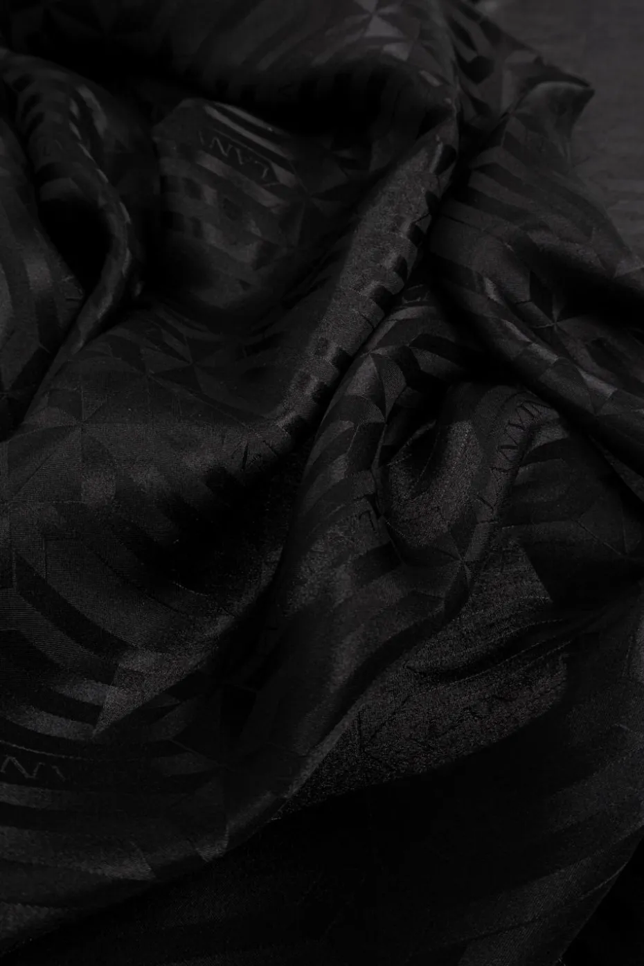 Lanvin CZARNY Chusta z monogramem