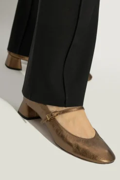Lanvin ZŁOTY Buty na obcasie `Mary Jane`