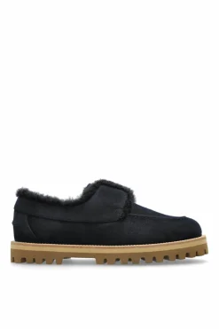 Le Silla GRANATOWY Zamszowe buty