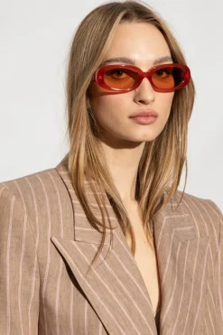 Linda Farrow CZERWONY Linda Farrow x Rowen Rose