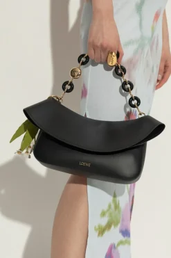 Loewe CZARNY Torba do ręki `Medium Ola`