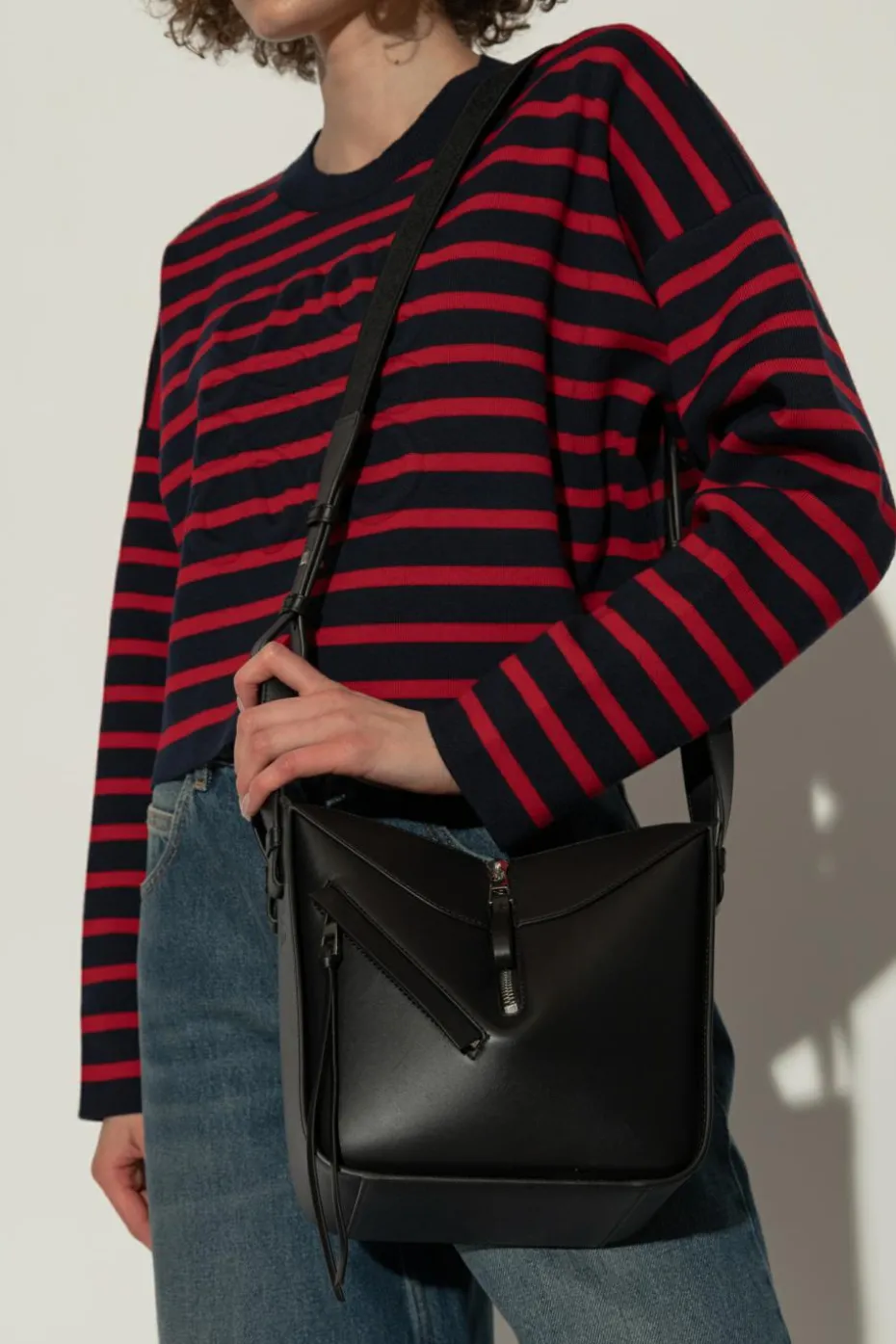 Loewe CZARNY Torba do ręki `Hammock Compact`